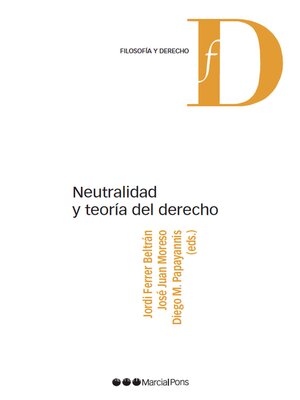 cover image of Neutralidad y teoría del derecho